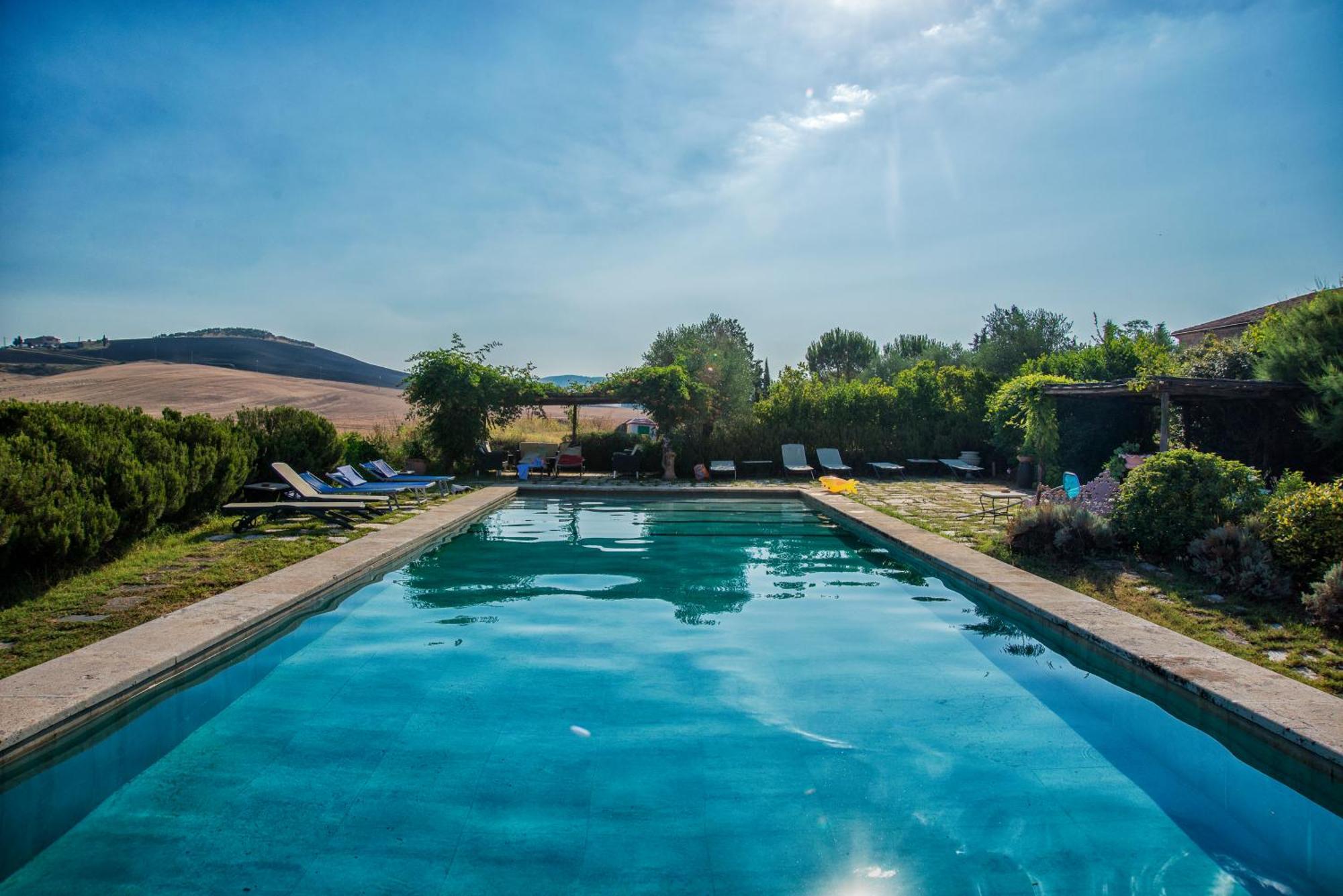 Agriturismo Le Sorbelle D'Orcia Con Piscina Пиенца Екстериор снимка