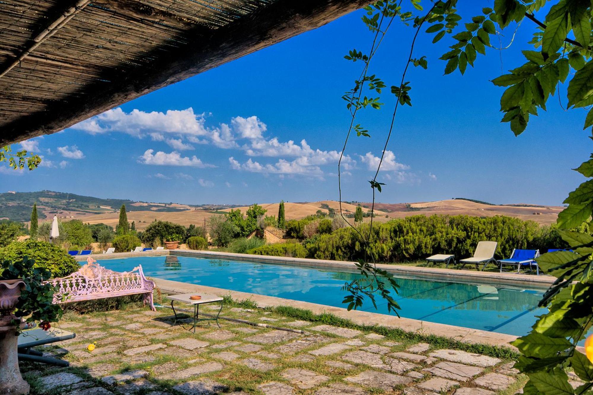 Agriturismo Le Sorbelle D'Orcia Con Piscina Пиенца Екстериор снимка