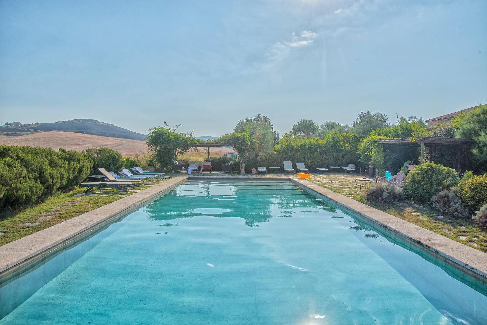Agriturismo Le Sorbelle D'Orcia Con Piscina Пиенца Екстериор снимка