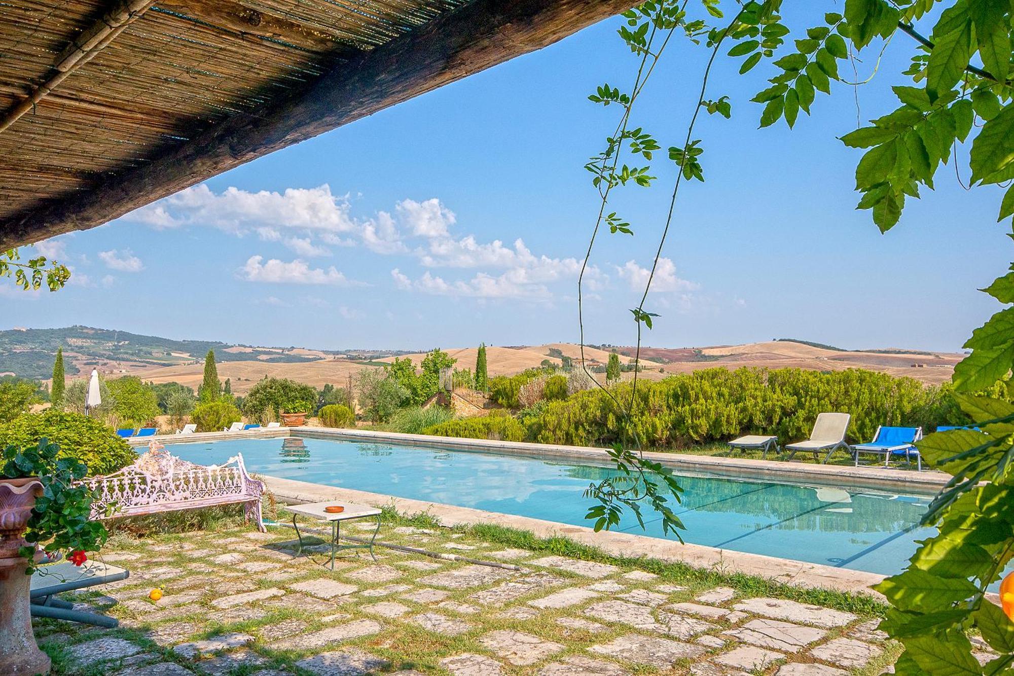 Agriturismo Le Sorbelle D'Orcia Con Piscina Пиенца Екстериор снимка