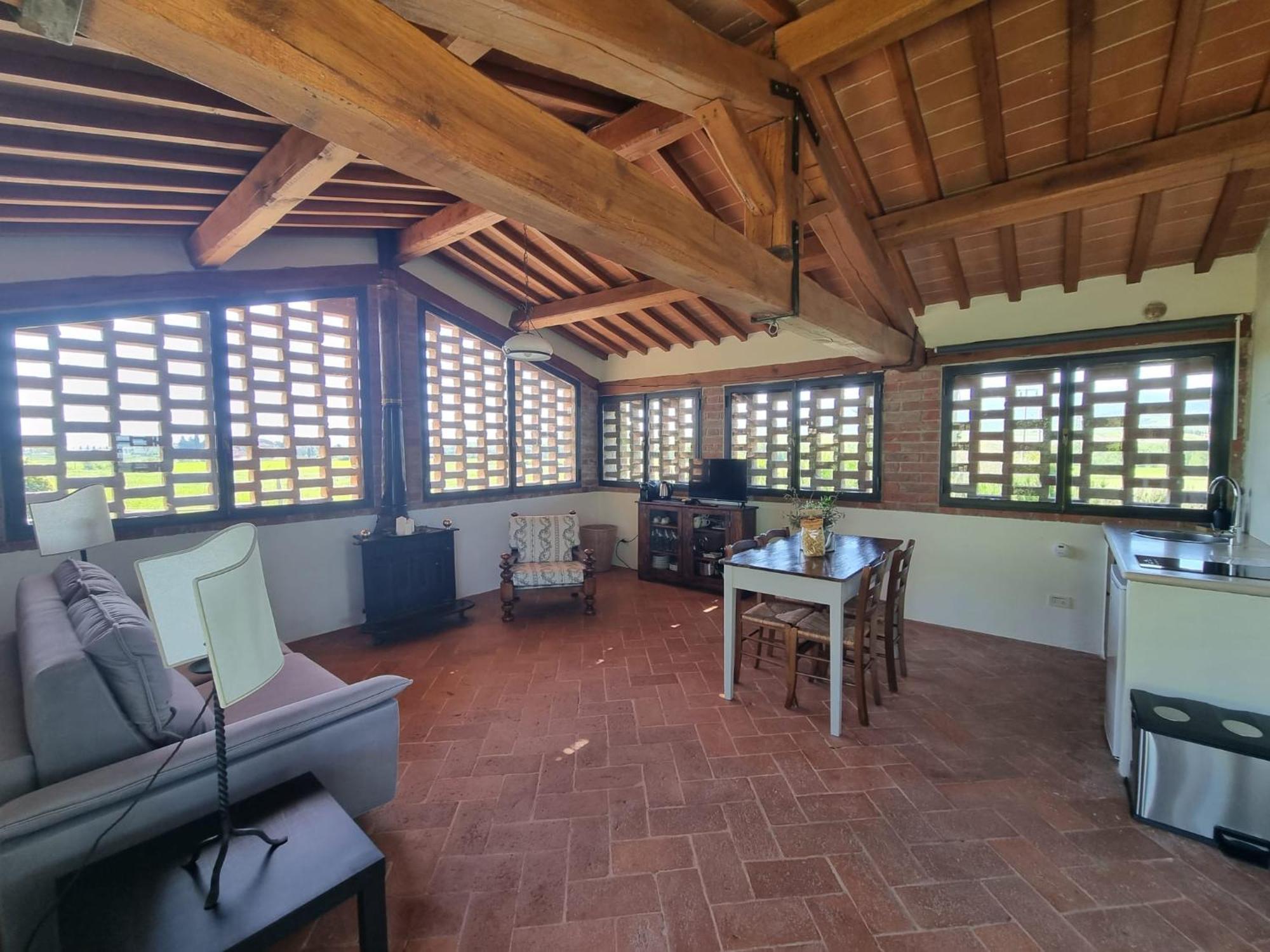 Agriturismo Le Sorbelle D'Orcia Con Piscina Пиенца Екстериор снимка