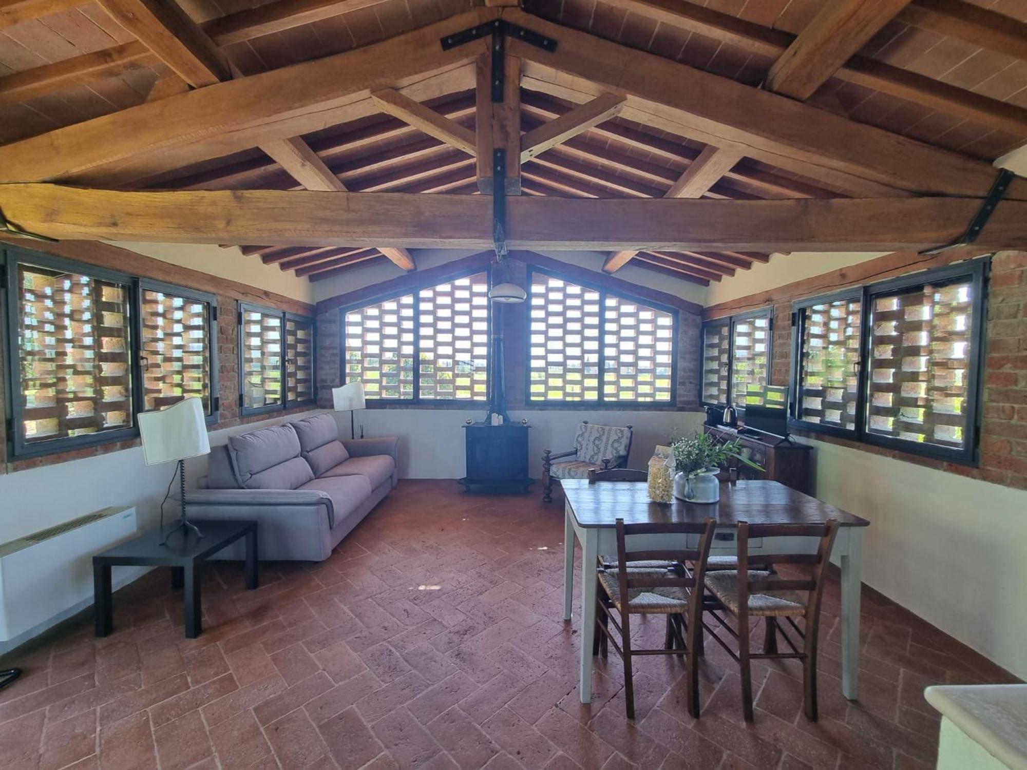 Agriturismo Le Sorbelle D'Orcia Con Piscina Пиенца Екстериор снимка